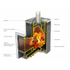 Печь для бани Карасук Carbon витра