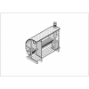 Круглая баня-бочка из кедра МИНИ с верандой