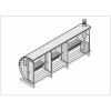 Комплект для сборки бани-бочки стандарт 5,5 метров
