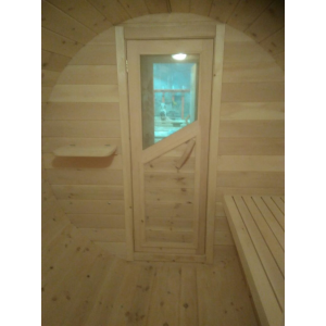 Круглая баня-бочка из кедра 6 метров ЭКСКЛЮЗИВ