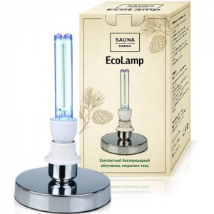 Кварцевая лампа "EcoLamp" для дезинфекции кедровой фитобочки, купели, сауны